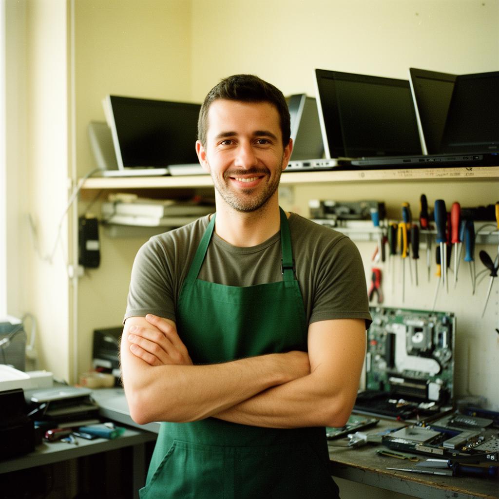 Garry Colella, fondateur d'Upgrade Informatique